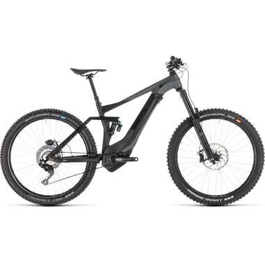 Mountain Bike eléctrica CUBE STEREO HYBRID 160 SL 500 KIOX 27,5" Negro/Gris 2019 0